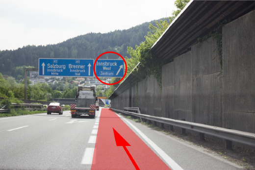 Anfahrt von Garmisch / Bregenz kommend
