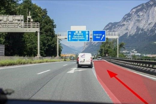 Anfahrt von München / Brenner kommend